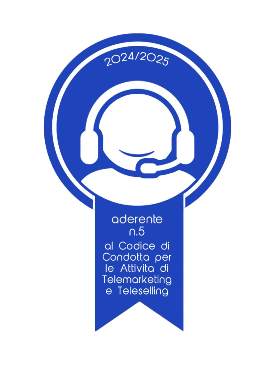 Logo Certificazione Codice di Condotta Teleselling 2025